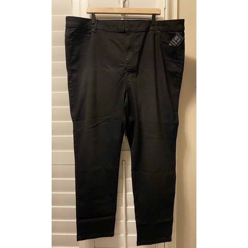 Avenue Denim Women Jeans Butter Skinny Black Plus Size 26 AV NWT